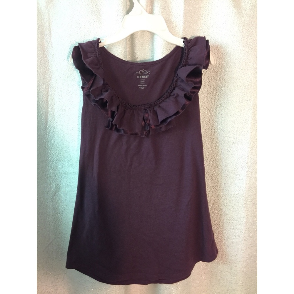 Ruffled Purple Top